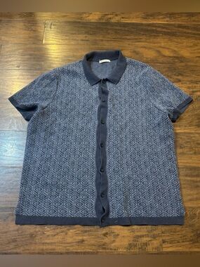 Marine Layer Sweater Shirt Button Up XL